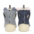 Customized cherry pattern cotton coat small dog clothes
